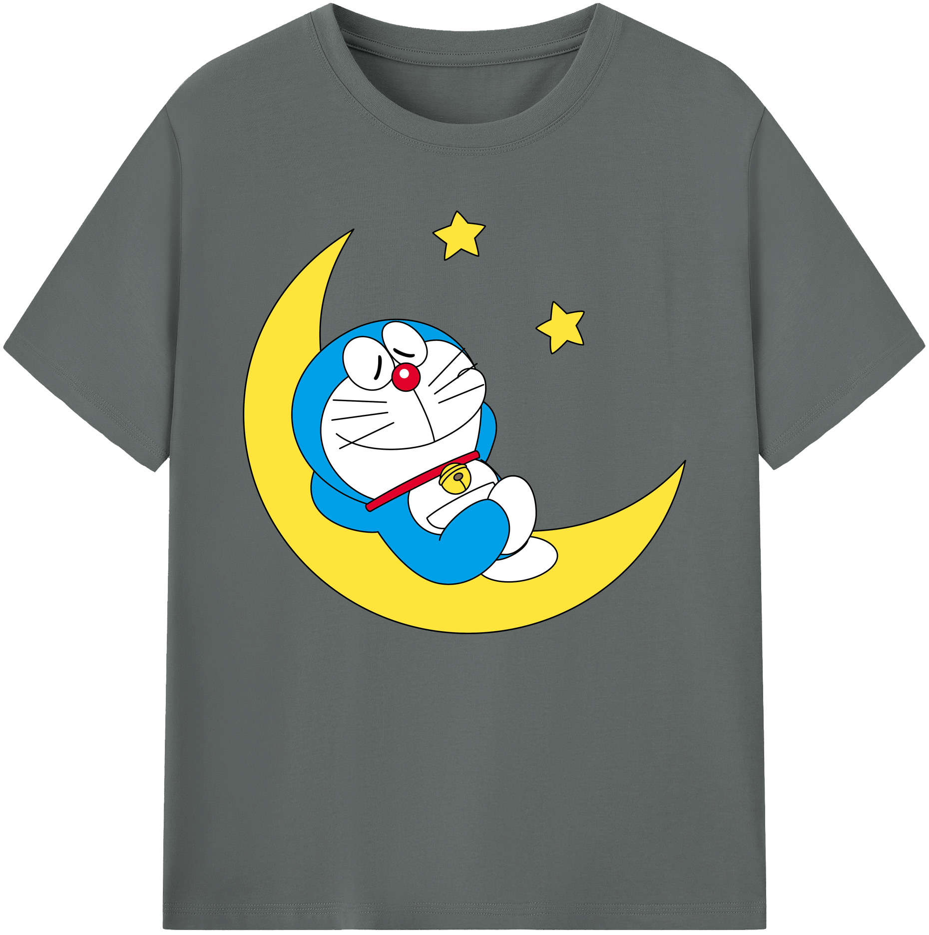 （画像用） ドラえもん Doraemon 綿100％ メンズ半袖Tシャツ｜肌触りやわらか＆通気性